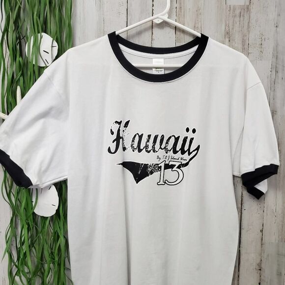 Cafe Press Hawaii Short Sleeve Tee Shirt White Size Large - Picture 7 of 7